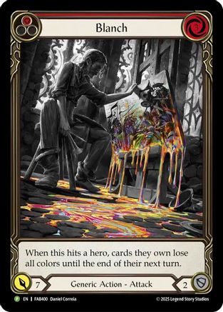 Image of Blanch (Red) - FAB400 (FAB400) - Flesh and Blood: Promo Cards Rainbow Foil
