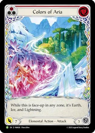 Image of Colors of Aria - FAB426 (FAB426) - Flesh and Blood: Promo Cards Cold Foil