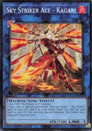 Image of Sky Striker Ace - Kagari (Alternate Art) (L26D-ENS25) - Legendary Modern Decks 2026 1st Edition