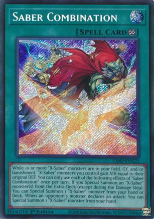 Image of Saber Combination (Secret Rare) (L26D-ENX25) - Legendary Modern Decks 2026 1st Edition