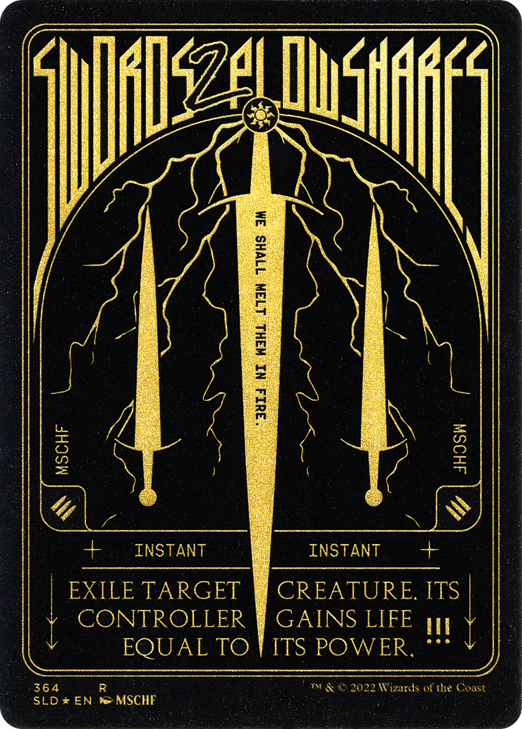 Image of Swords to Plowshares (364) (Foil Etched) [Secret Lair Drop Series]