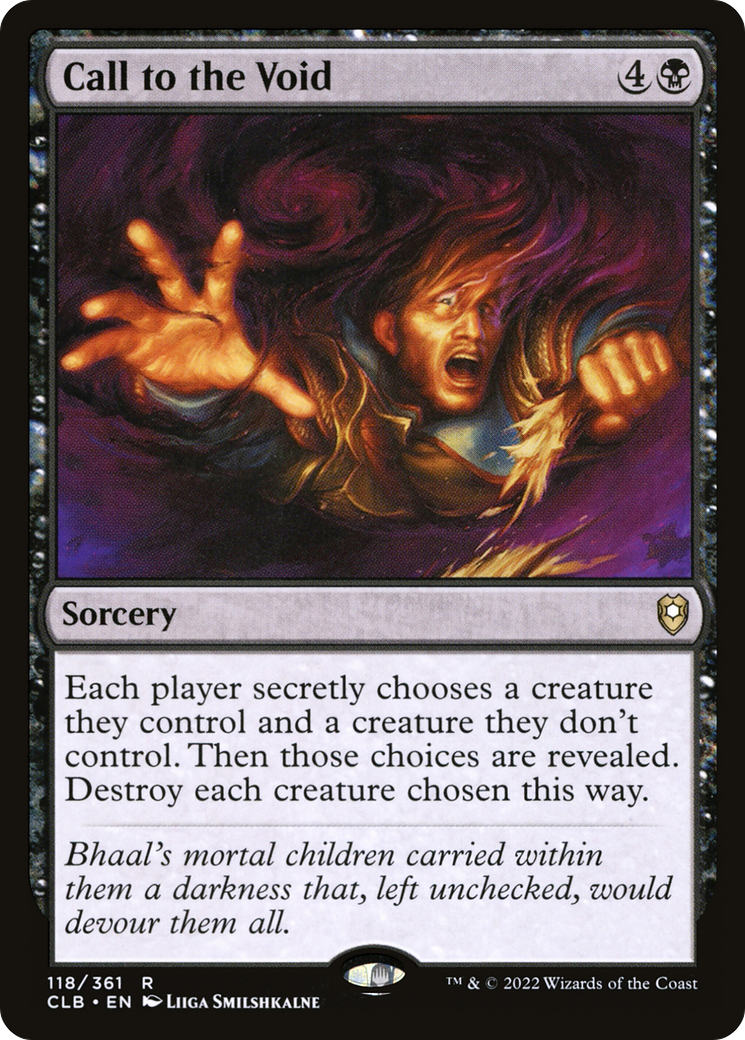 Image of Call to the Void [Commander Legends: Battle for Baldur's Gate]