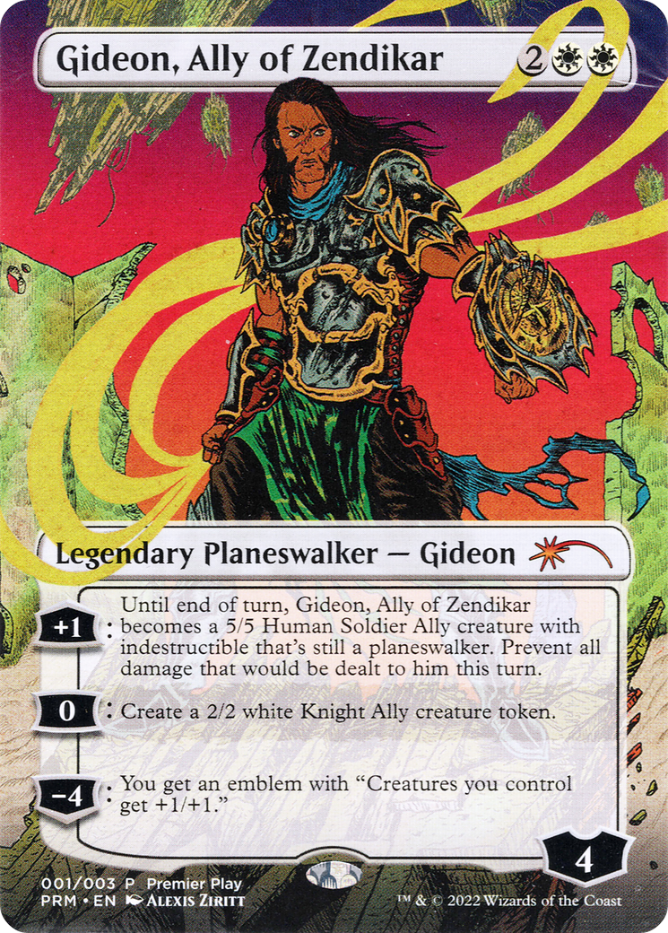 Image of Gideon, Ally of Zendikar (Borderless) [Regional Championship Qualifiers 2022]