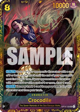 Image of Crocodile - OP14-120 (CS26-27 Regionals Season 1) (OP14-120) - One Piece Promotion Cards Foil