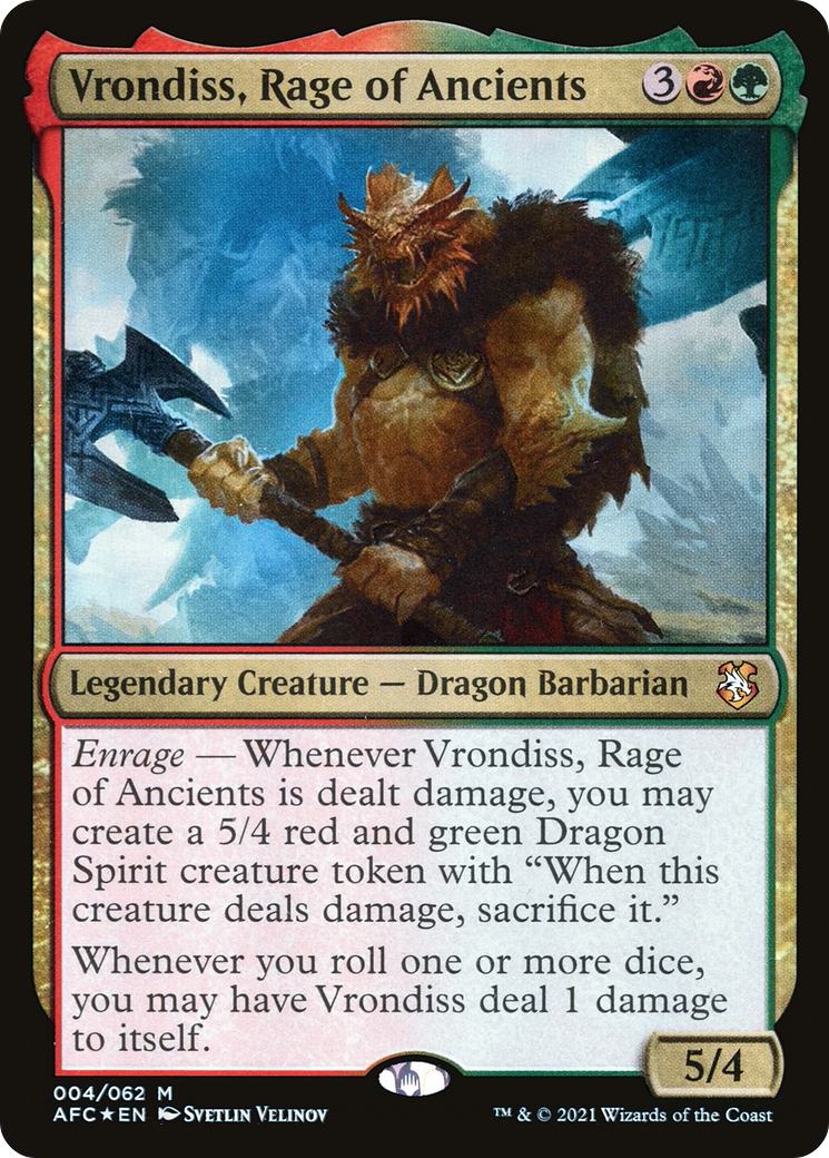 Image of Vrondiss, Rage of Ancients [Dungeons & Dragons: Adventures in the Forgotten Realms Commander]