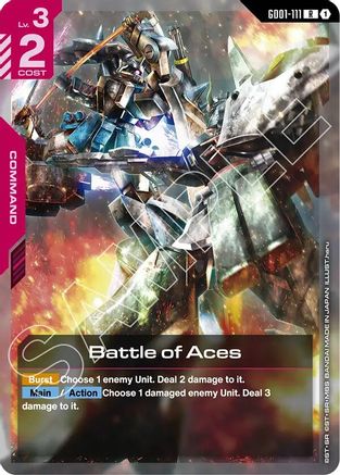 Image of Battle of Aces (GD01-111) - Starter Deck 09 Destiny Ignition Holofoil