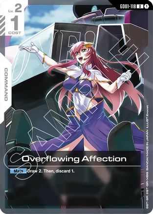 Image of Overflowing Affection (GD01-118) - Starter Deck 09 Destiny Ignition