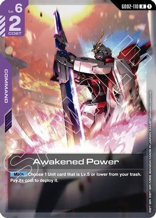 Image of Awakened Power (GD02-110) - Starter Deck 09 Destiny Ignition Holofoil