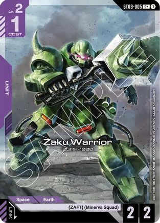 Image of Zaku Warrior (C+) (ST09-005) - Starter Deck 09 Destiny Ignition Holofoil