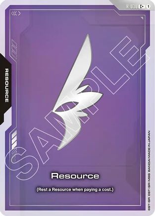 Image of Resource (R-030) (C+) (R-030) - Starter Deck 09 Destiny Ignition Holofoil
