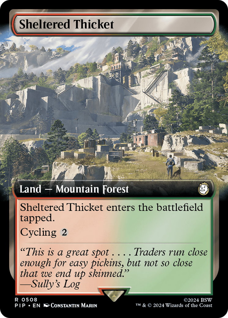 Image of Sheltered Thicket (Extended Art) [Fallout]