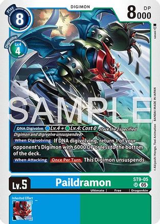 Image of Paildramon - ST9-05 (Reprint) (ST9-05) - Advanced Booster Digimon Generation Foil