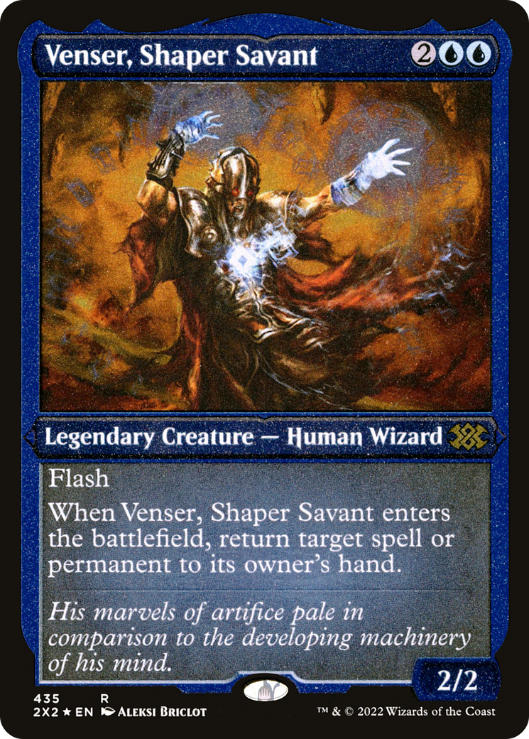 Image of Venser, Shaper Savant (Foil Etched) [Double Masters 2022]