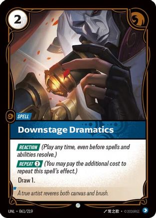 Image of Downstage Dramatics (061/219) - Unleashed Foil