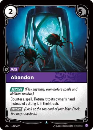 Image of Abandon (131/219) - Unleashed Foil