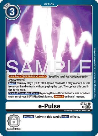 Image of e-Pulse (ST23-15) - Starter Deck 23: Beatbreak