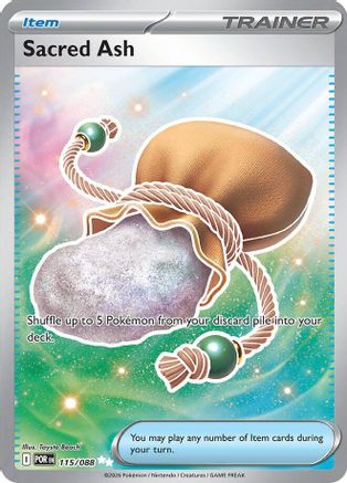 Image of Sacred Ash 115  - Holofoil ME03 Perfect Order - Ultra Rare