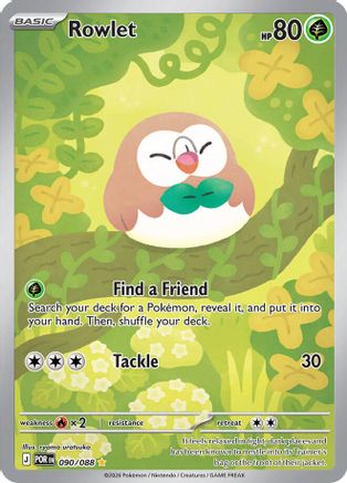 Image of Rowlet 090/088  - Holofoil ME03 Perfect Order - Shiny Rare