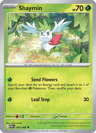 Image of Shaymin 003  ME03 Perfect Order - Uncommon