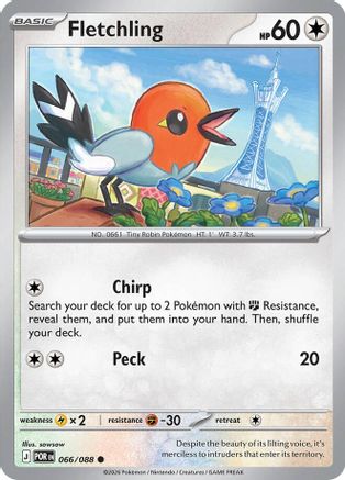Image of Fletchling 066  ME03 Perfect Order - Common