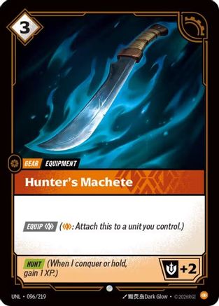 Image of Hunter's Machete (096/219) - Unleashed