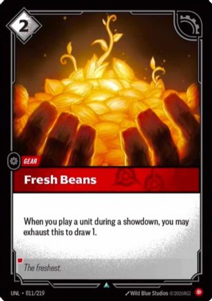 Image of Fresh Beans (011/219) - Unleashed