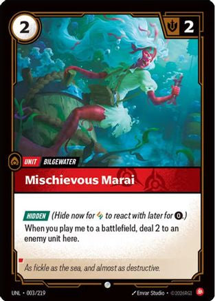 Image of Mischevious Marai (003/219) - Unleashed