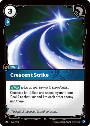 Image of Crescent Strike (072/219) - Unleashed Foil