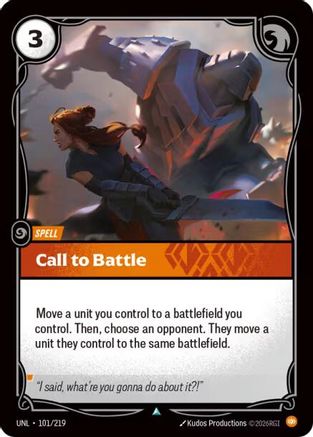 Image of Call to Battle (101/219) - Unleashed