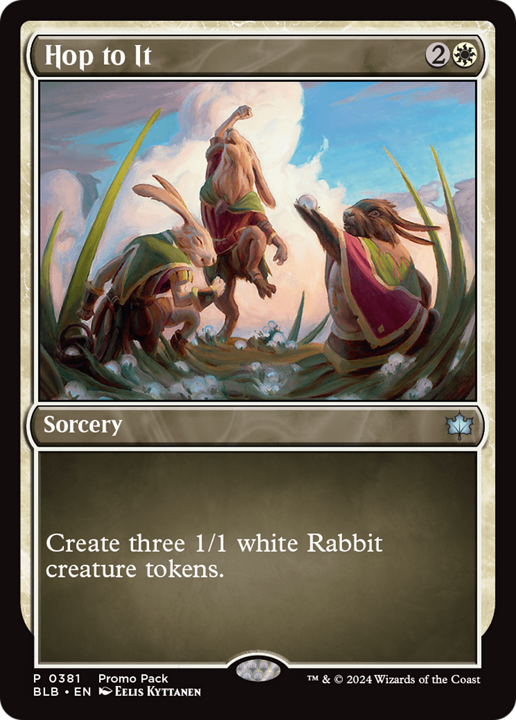 Image of Hop to It [Bloomburrow Promos]