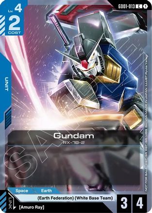 Image of Gundam (GD01-013) (WCS26-27 Participation Pack Vol.1) (GD01-013) - Gundam Promotional Cards Holofoil