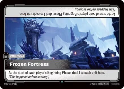 Image of Frozen Fortress (212/219) - Unleashed Foil