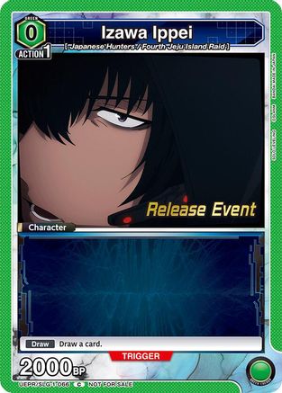 Image of Izawa Ippei (UE17BT/SLG-1-066) - UE17BT SOLO LEVELING Release Event Cards