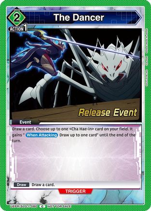 Image of The Dancer (UE17BT/SLG-1-080) - UE17BT SOLO LEVELING Release Event Cards