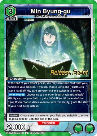 Image of Min Byung-gu (UE17BT/SLG-1-061) - UE17BT SOLO LEVELING Release Event Cards