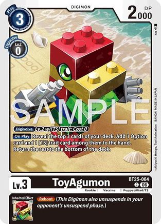 Image of ToyAgumon (BT25-064) - Dual Revolution