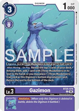 Image of Gazimon (BT25-078) - Dual Revolution