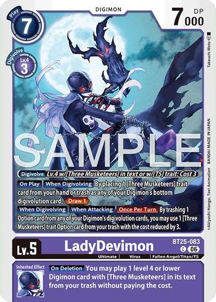 Image of LadyDevimon (BT25-083) - Dual Revolution