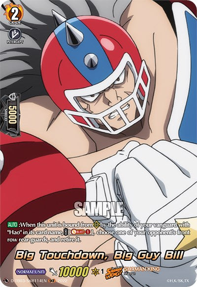 Image of Big Touchdown, Big Guy Bill (D-TB03/SKR114EN) [Shaman King]