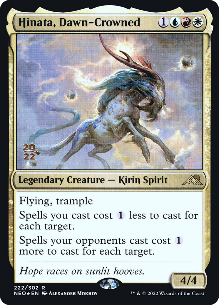 Image of Hinata, Dawn-Crowned [Kamigawa: Neon Dynasty Prerelease Promos]