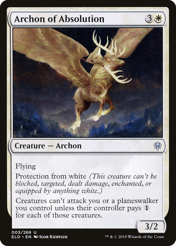 Image of Archon of Absolution [Throne of Eldraine]