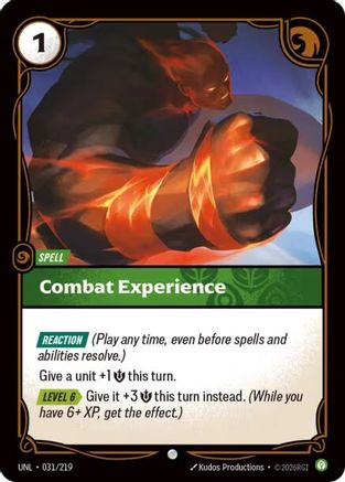 Image of Combat Expertise (031/219) - Unleashed Foil