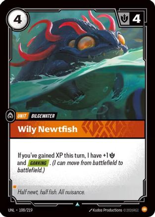 Image of Wily Newtfish (108/219) - Unleashed
