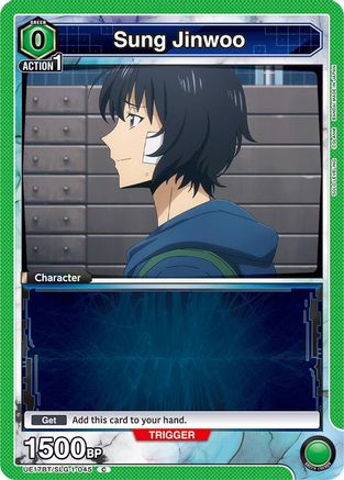 Image of Sung Jinwoo (045) (Box Topper Foil) (UE17BT/SLG-1-045) - UE17BT SOLO LEVELING Foil