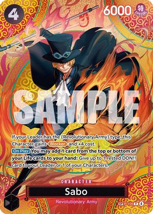 Image of Sabo (P-105) (SP) (P-105) - Adventure on Kami's Island Foil
