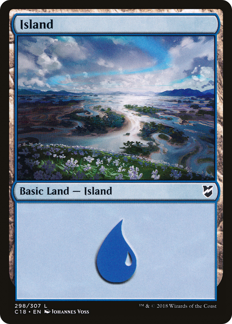 Image of Island (298) [Commander 2018]