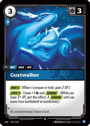 Image of Gustwalker (075/219) - Unleashed Foil