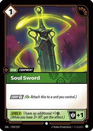 Image of Soul Sword (039/219) - Unleashed