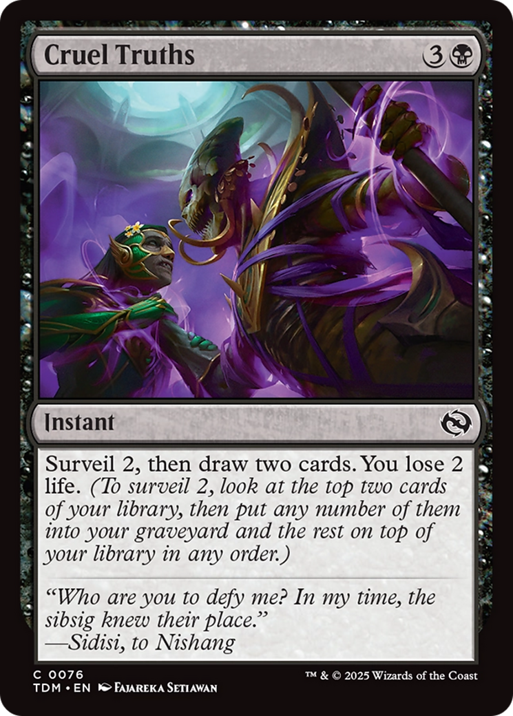 Image of Cruel Truths [Tarkir: Dragonstorm]