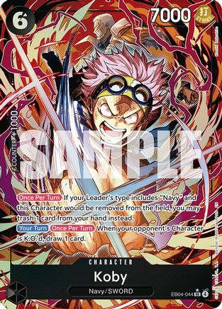 Image of Koby (EB04-044) (Alternate Art) (EB04-044) - Adventure on Kami's Island Foil